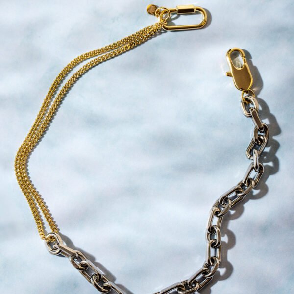 Known & Loved Mixed Metal Short Chain Necklace