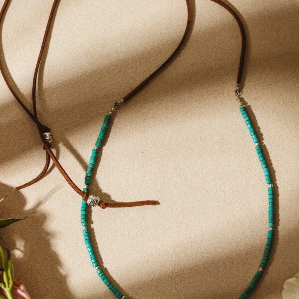 Panzom Turquoise Beaded Necklace