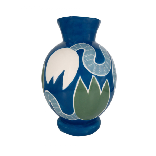 LAETITIA ROUGET Indigo Tulip Flower Vase